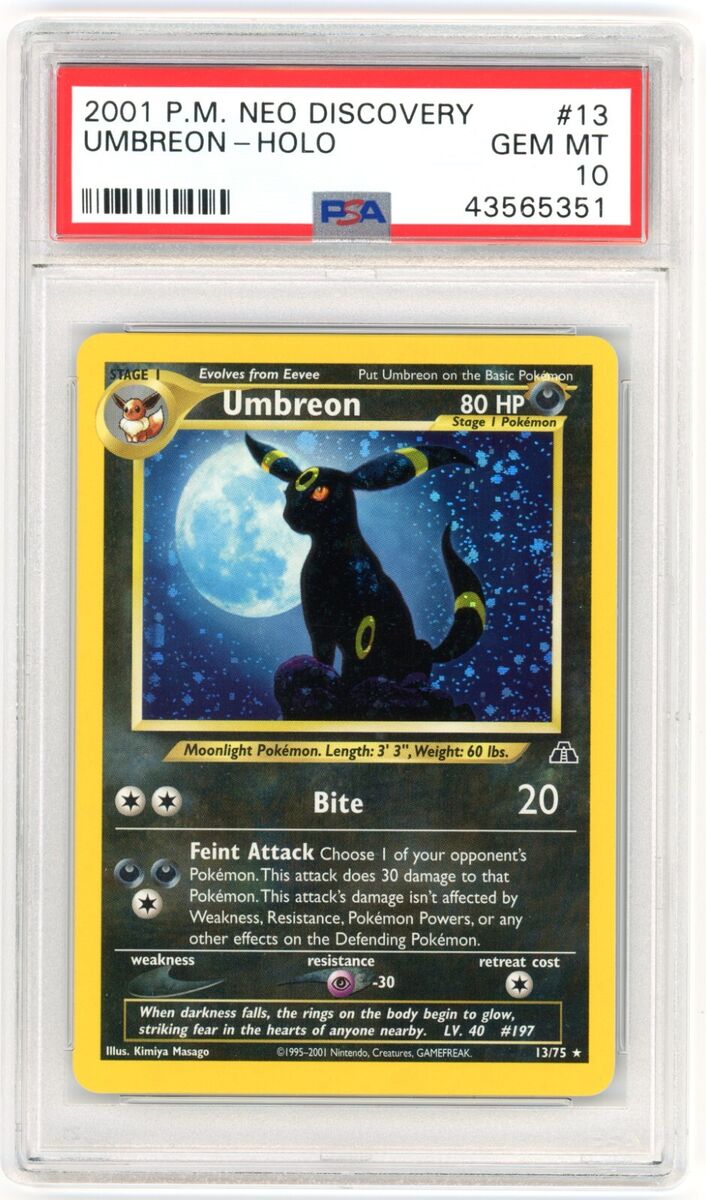 2001 Neo Discovery Umbreon Holo
